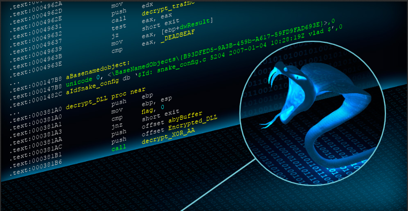 Cyber Snake hidden in computer code
