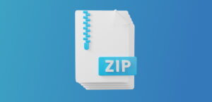 A zipped folder containing multiple files.