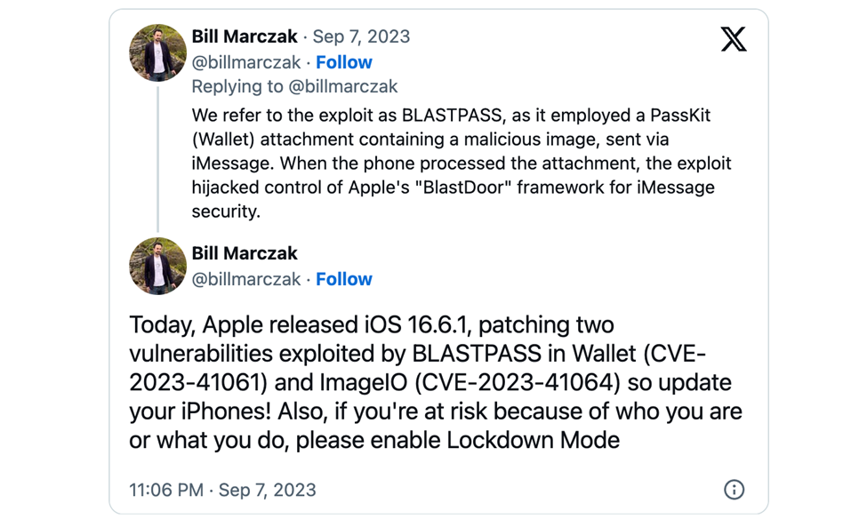 The iMessage bug that compromises Apple's BlastDoor security 